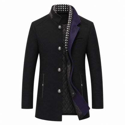 Alex - Classic Tailored Pea Coat | By Julian & Claire Toronto