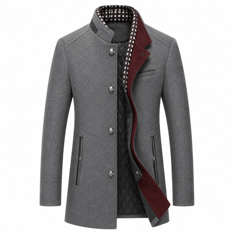 Alex - Classic Tailored Pea Coat | By Julian & Claire Toronto
