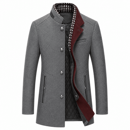 Alex - Classic Tailored Pea Coat | By Julian & Claire Toronto