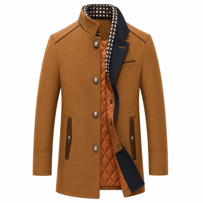 Alex - Classic Tailored Pea Coat | By Julian & Claire Toronto