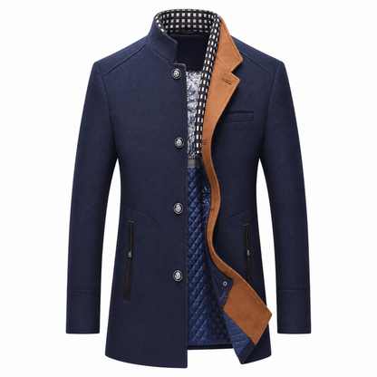 Alex - Classic Tailored Pea Coat | By Julian & Claire Toronto