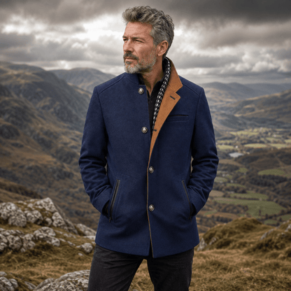 Alex - Classic Tailored Pea Coat | By Julian & Claire Toronto