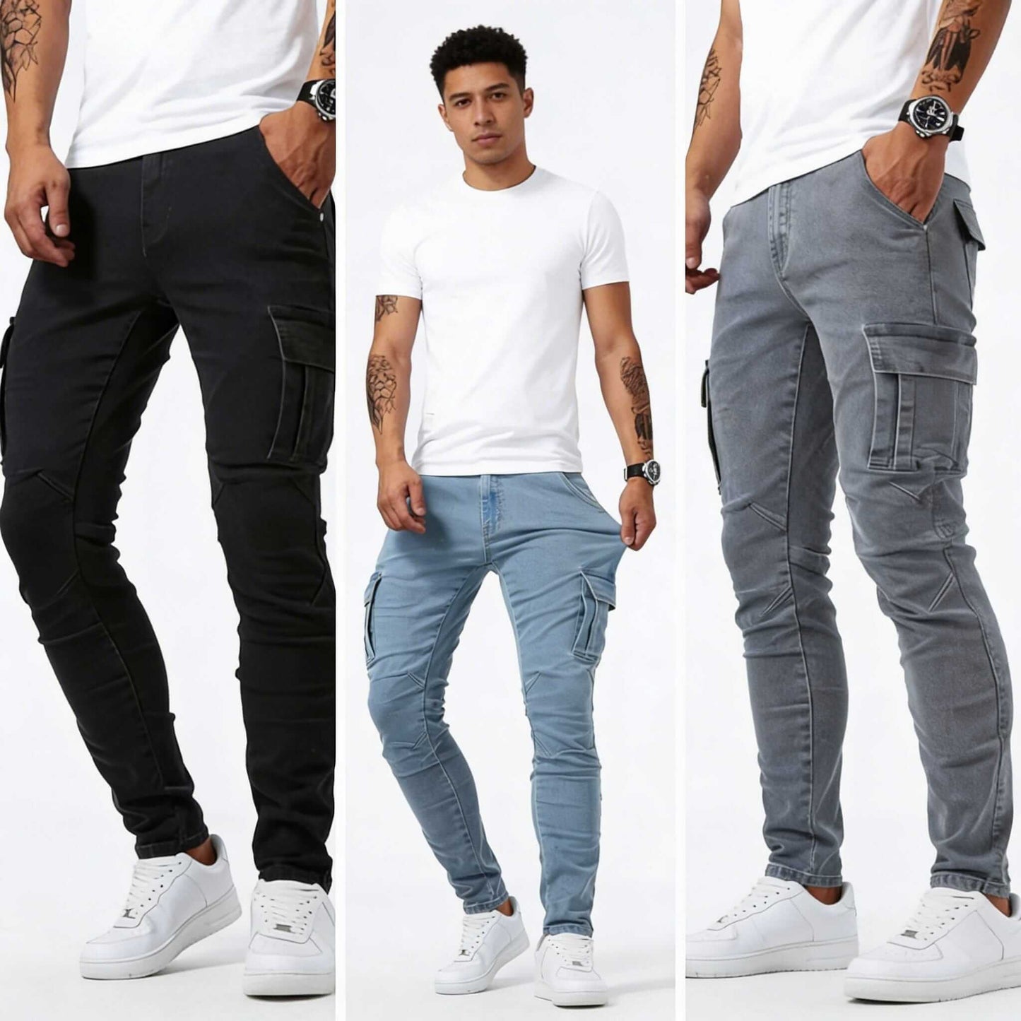 Jesse - Modern Cargo Jeans | By Julian & Claire Toronto