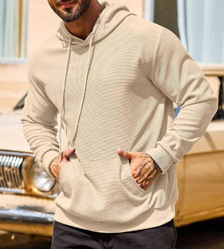 Wesley - Waffle Knit Hoodie | By Julian & Claire Toronto
