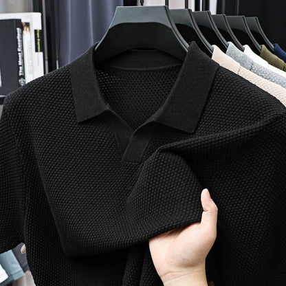 Winslow - Luxe Weave Polo Shirt | By Julian & Claire Toronto