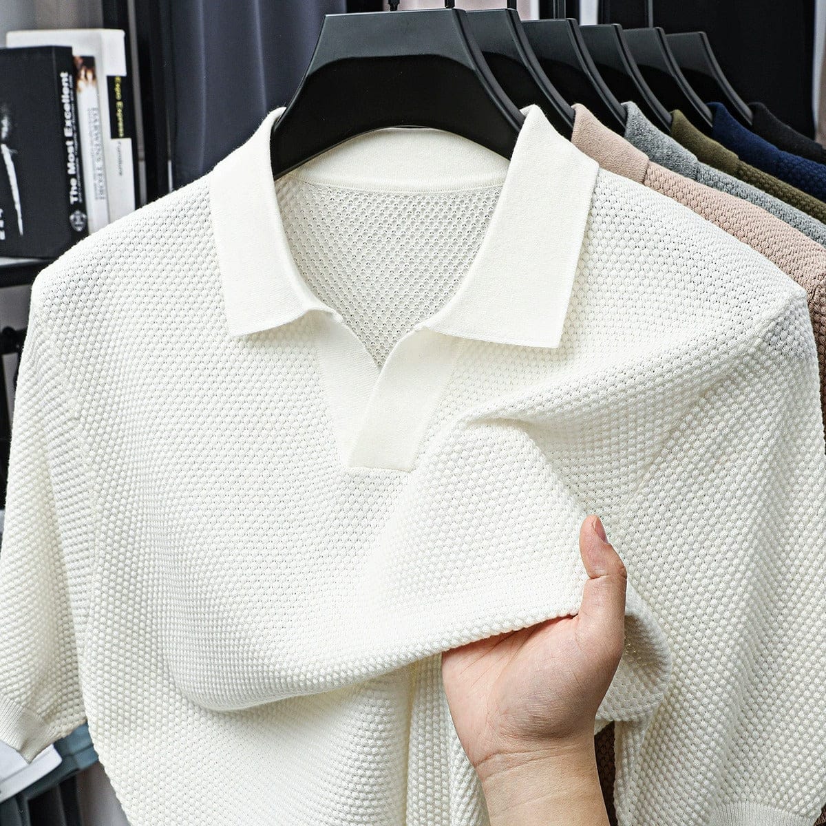 Winslow - Luxe Weave Polo Shirt | By Julian & Claire Toronto