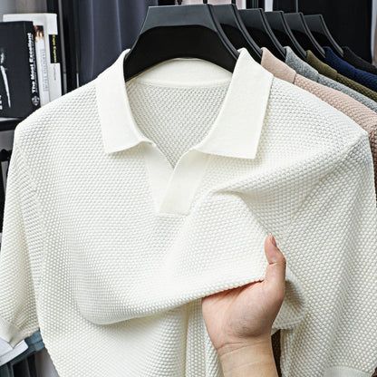 Winslow - Luxe Weave Polo Shirt | By Julian & Claire Toronto