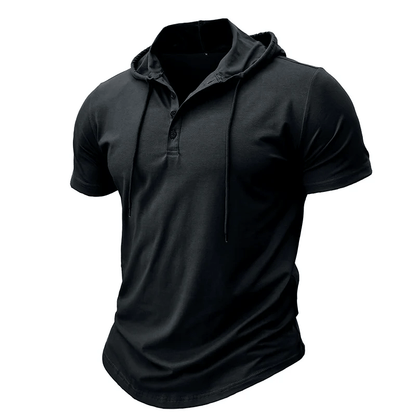 Rhett - Relaxed Fit Henley Hoodie | By Julian & Claire Toronto
