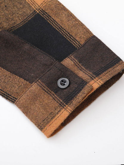 Henry - Plaid Panel Shirt | By Julian & Claire Toronto