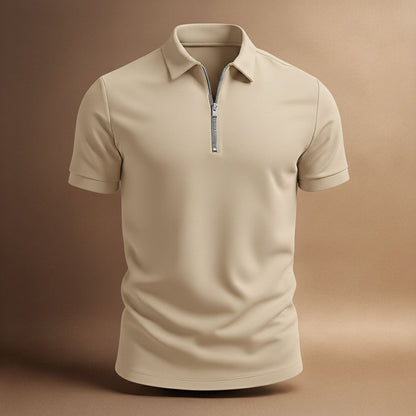 Brandon - Modern Zip Polo Shirt | By Julian & Claire Toronto