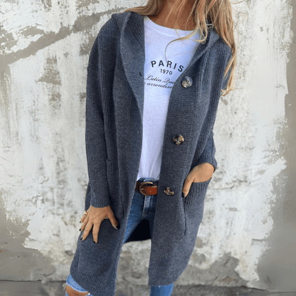 Madeline - Long Chic Cardigan | By Julian & Claire Toronto