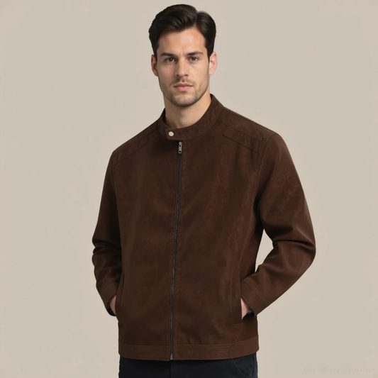 James - Suede-Leather Jacket | By Julian & Claire Toronto