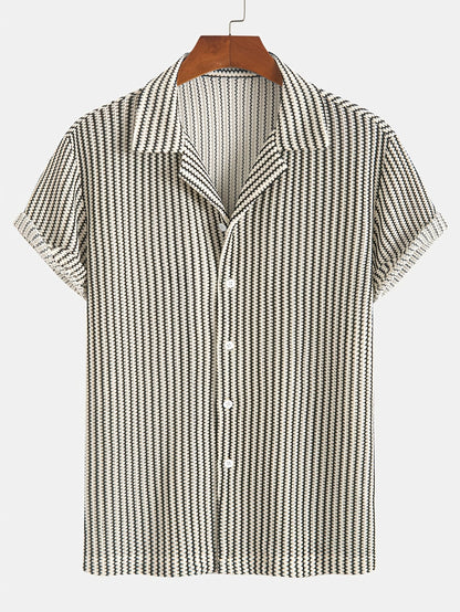 Tatum - Refined Striped Button-Up Shirt | By Julian & Claire Toronto