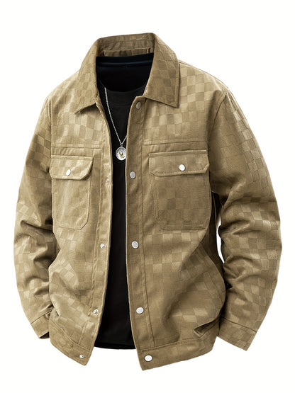Xavi - Timeless Check Pattern Jacket | By Julian & Claire Toronto
