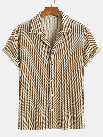 Tatum - Refined Striped Button-Up Shirt | By Julian & Claire Toronto