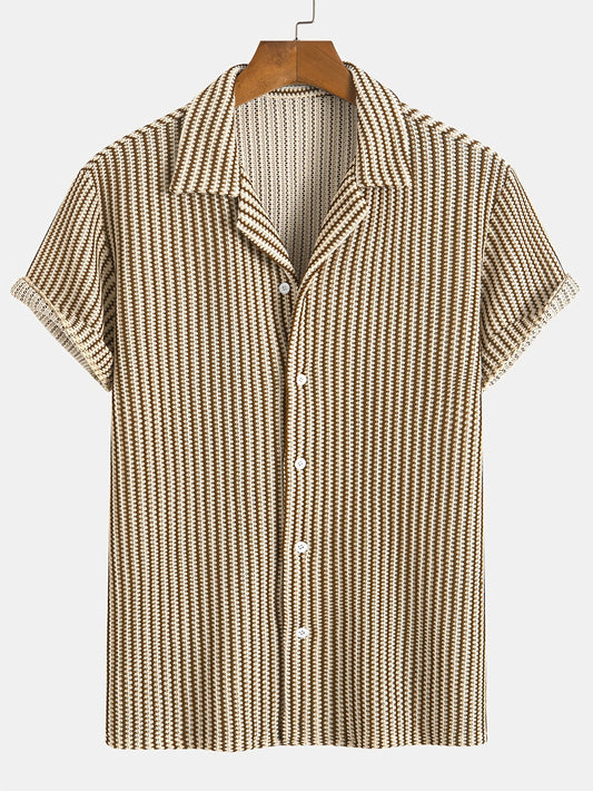 Tatum - Refined Striped Button-Up Shirt | By Julian & Claire Toronto