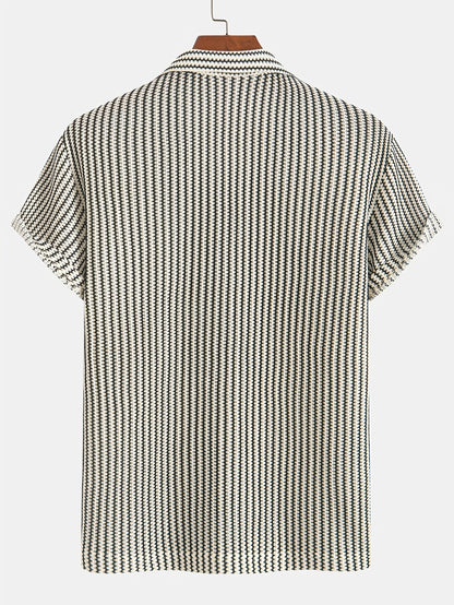 Tatum - Refined Striped Button-Up Shirt | By Julian & Claire Toronto
