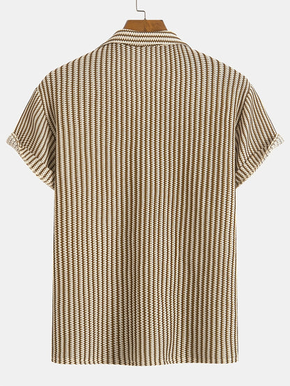 Tatum - Refined Striped Button-Up Shirt | By Julian & Claire Toronto