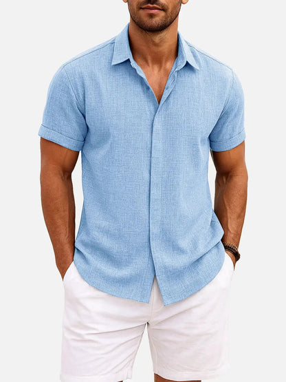 Walt -  Button-Down Short Sleeve Shirt | By Julian & Claire Toronto