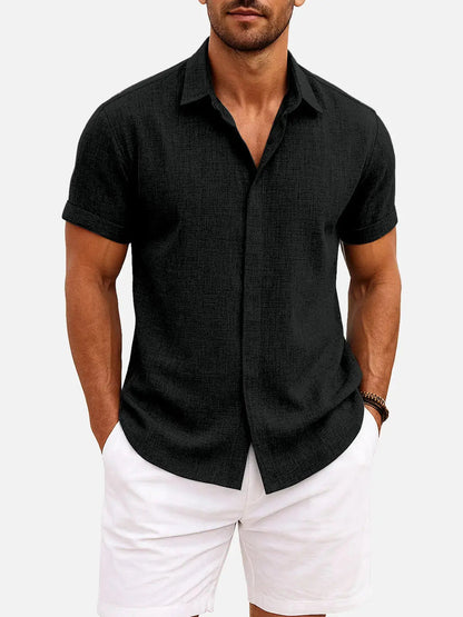 Walt -  Button-Down Short Sleeve Shirt | By Julian & Claire Toronto
