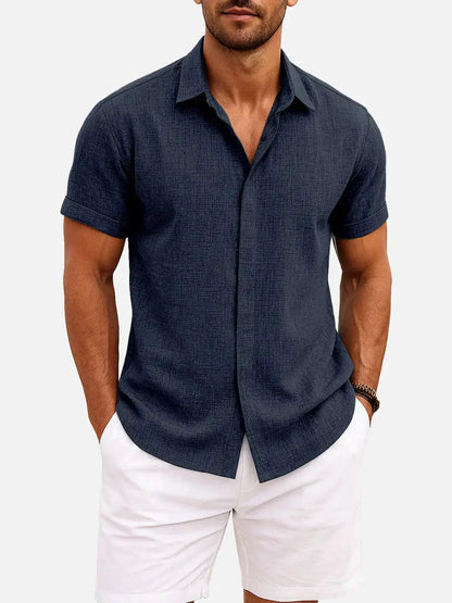 Walt -  Button-Down Short Sleeve Shirt | By Julian & Claire Toronto