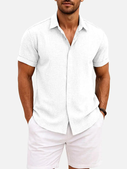 Walt -  Button-Down Short Sleeve Shirt | By Julian & Claire Toronto