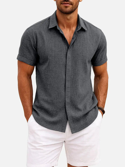 Walt -  Button-Down Short Sleeve Shirt | By Julian & Claire Toronto