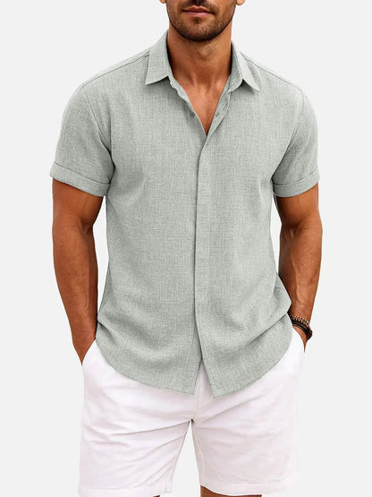 Walt -  Button-Down Short Sleeve Shirt | By Julian & Claire Toronto