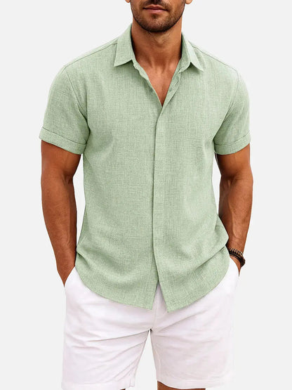 Walt -  Button-Down Short Sleeve Shirt | By Julian & Claire Toronto