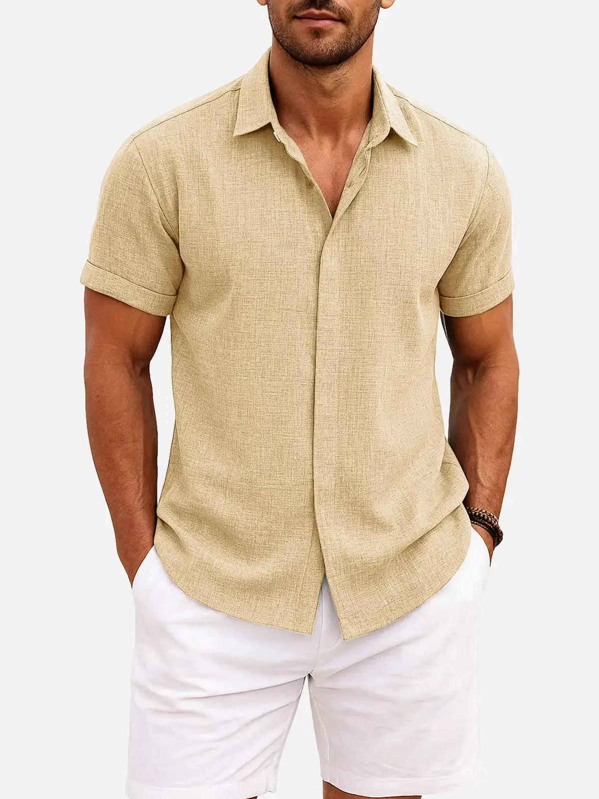 Walt -  Button-Down Short Sleeve Shirt | By Julian & Claire Toronto
