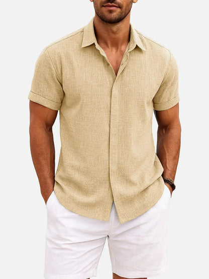 Walt -  Button-Down Short Sleeve Shirt | By Julian & Claire Toronto