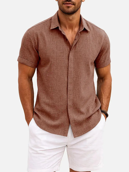 Walt -  Button-Down Short Sleeve Shirt | By Julian & Claire Toronto