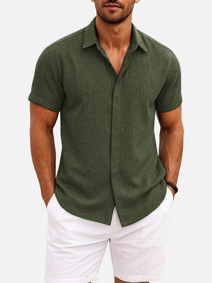 Walt -  Button-Down Short Sleeve Shirt | By Julian & Claire Toronto