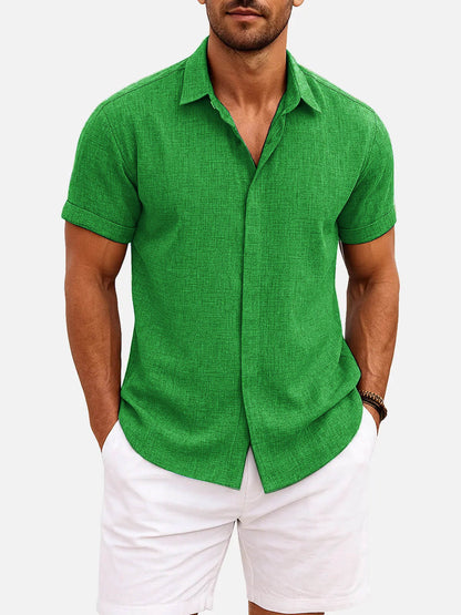 Walt -  Button-Down Short Sleeve Shirt | By Julian & Claire Toronto