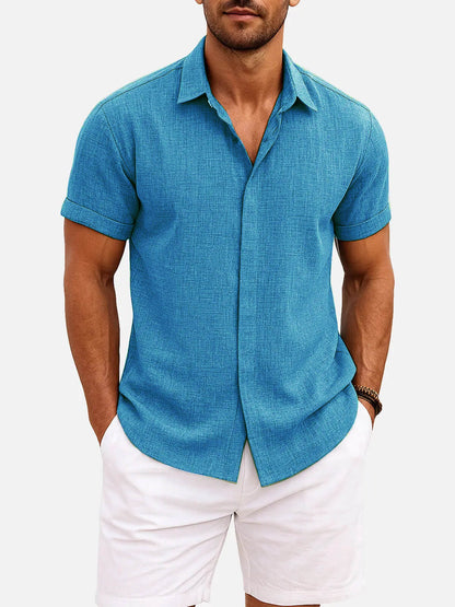 Walt -  Button-Down Short Sleeve Shirt | By Julian & Claire Toronto