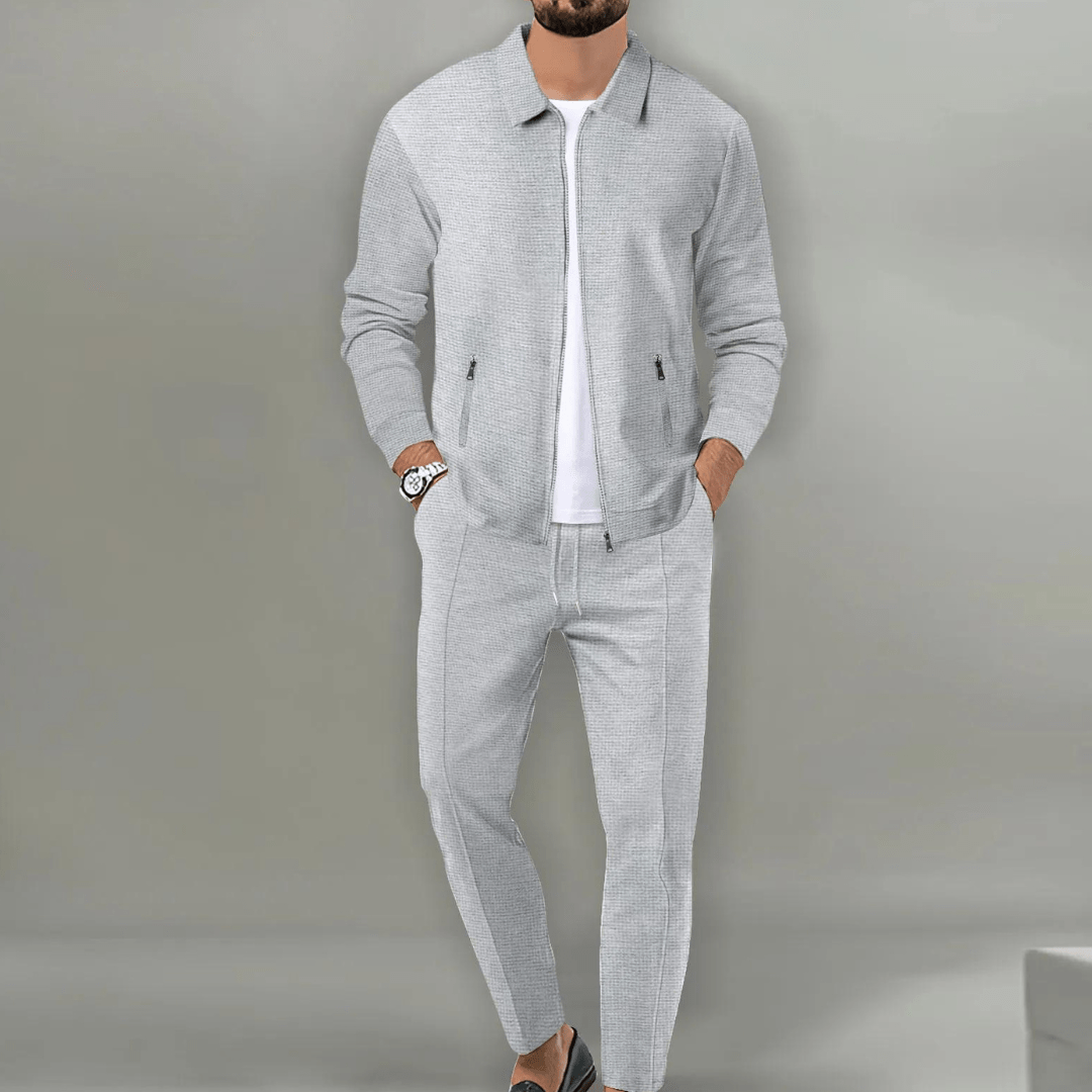 Dorian - Modern Textured Jacket & Trouser Set | By Julian & Claire Toronto
