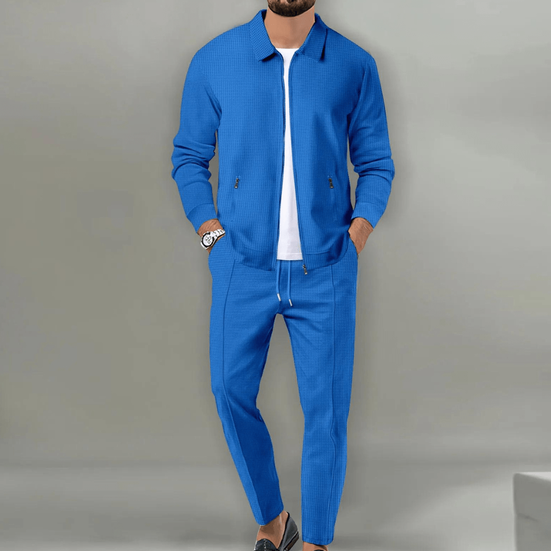 Dorian - Modern Textured Jacket & Trouser Set | By Julian & Claire Toronto