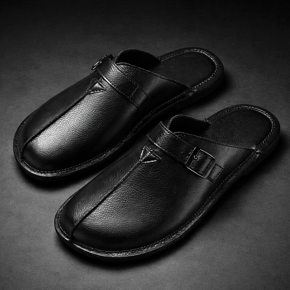 Ross - Classic Slip-On Comfort Mules | By Julian & Claire Toronto