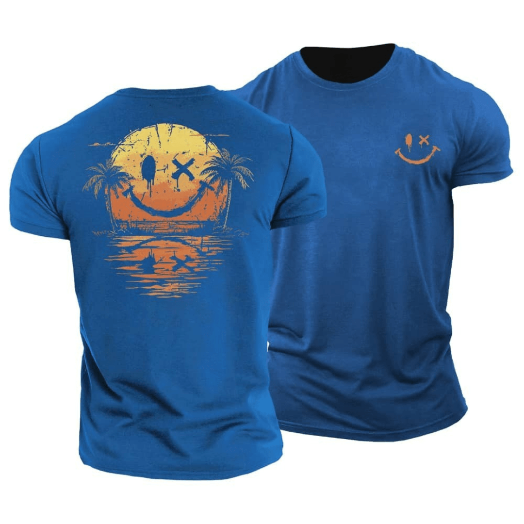 Tiernan - Minimalist Smiley Everyday Tee | By Julian & Claire Toronto