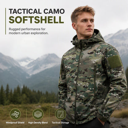 Caius - Tactical Outdoor Camo Jacket | By Julian & Claire Toronto