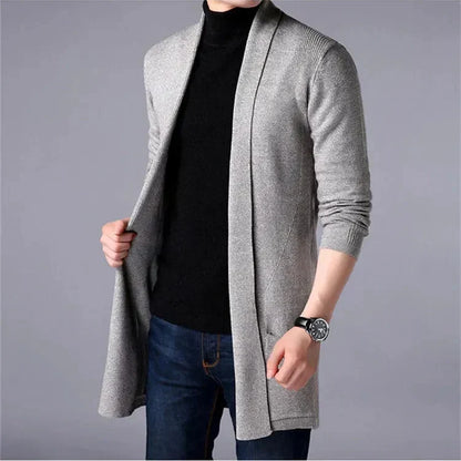 Cade - Classic Open Front Cardigan | By Julian & Claire Toronto