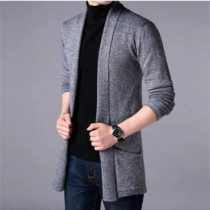 Cade - Classic Open Front Cardigan | By Julian & Claire Toronto