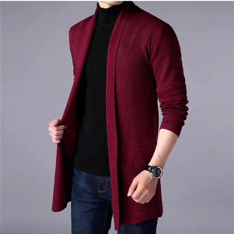 Cade - Classic Open Front Cardigan | By Julian & Claire Toronto