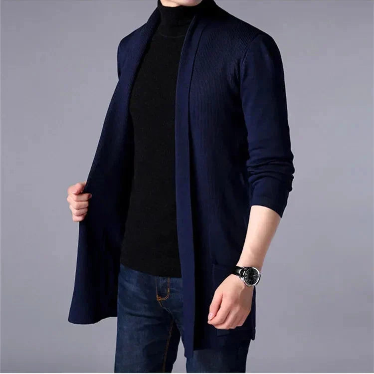 Cade - Classic Open Front Cardigan | By Julian & Claire Toronto