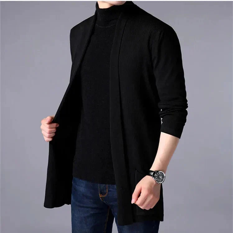 Cade - Classic Open Front Cardigan | By Julian & Claire Toronto