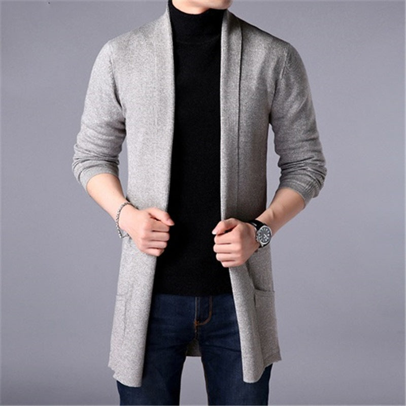 Cade - Classic Open Front Cardigan | By Julian & Claire Toronto