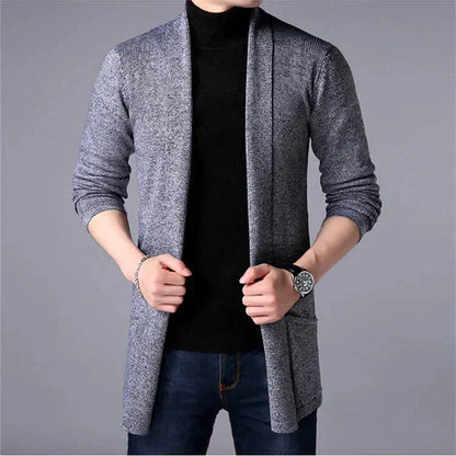 Cade - Classic Open Front Cardigan | By Julian & Claire Toronto