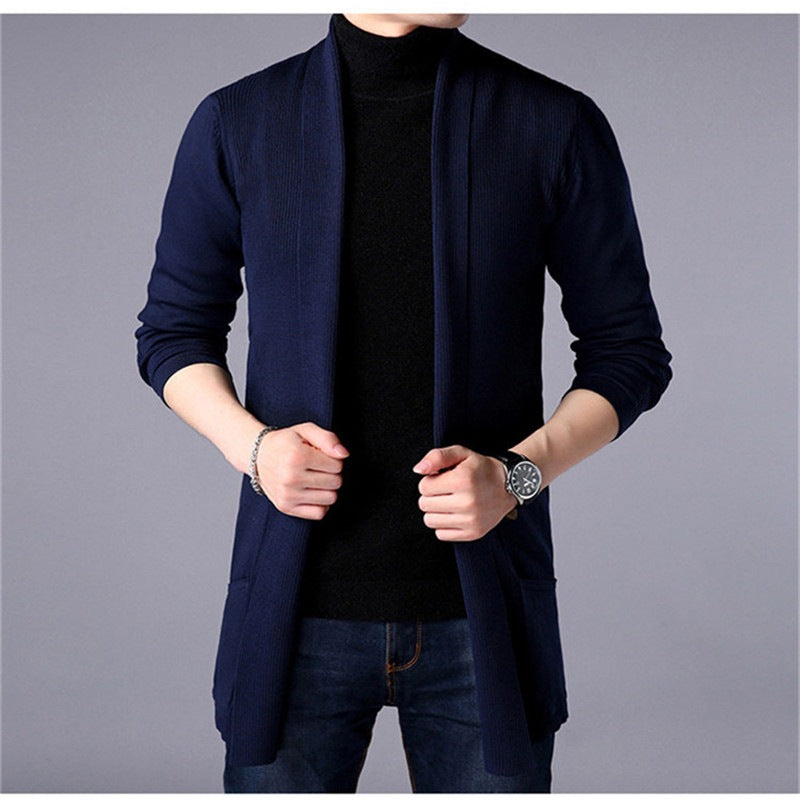 Cade - Classic Open Front Cardigan | By Julian & Claire Toronto