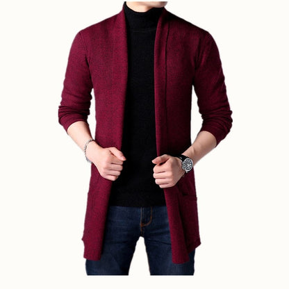 Cade - Classic Open Front Cardigan | By Julian & Claire Toronto