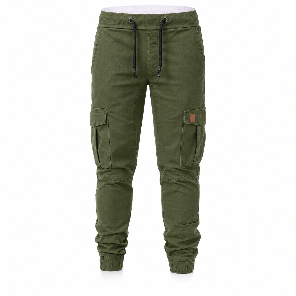 Bruno - Modern Slim Fit Cargo Joggers | By Julian & Claire Toronto